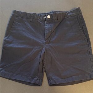Men's Navy Bonobos Blue Shorts.  7 inch inseam